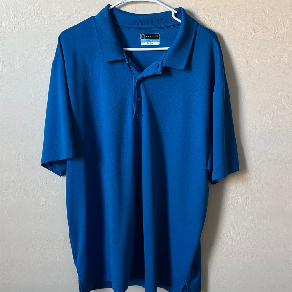 PGA Tour Blue Polo Shirt